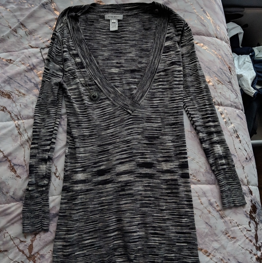 Nine West striped tunic